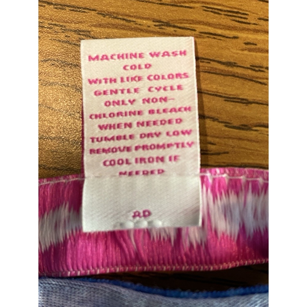 Leoma Lovegrove Women's Alligator Shirt Size Small Artsy Vacation Tropical Boho - Picture 8 of 11